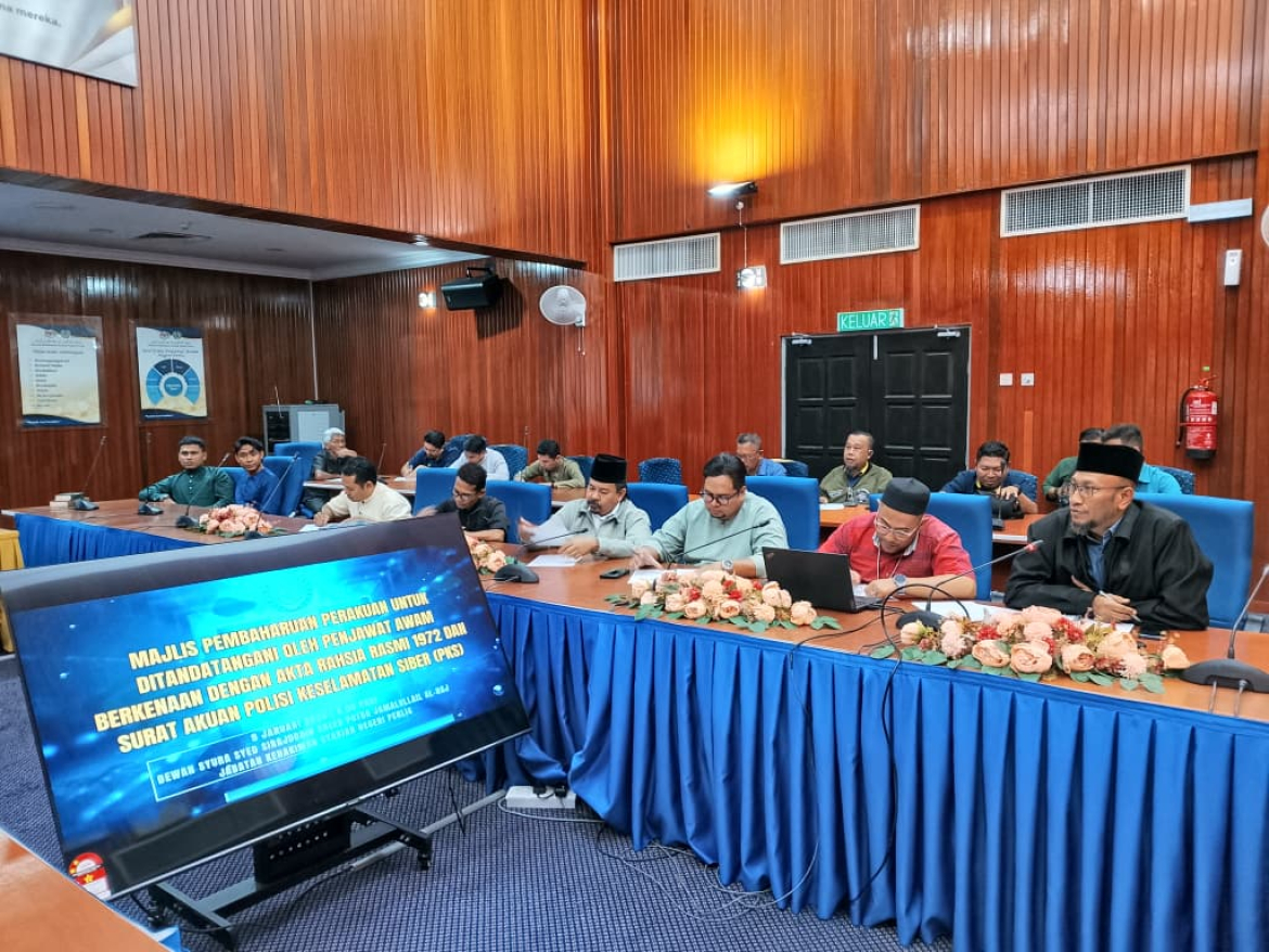 KOMITMEN WARGA JKSN PERLIS TERHADAP MAJLIS PEMBAHARUAN PERAKUAN PENJAWAT AWAM BERKENAAN DENGAN AKTA RAHSIA RASMI 1972 DAN SURAT AKUAN POLISI KESELAMATAN SIBER (PKS)